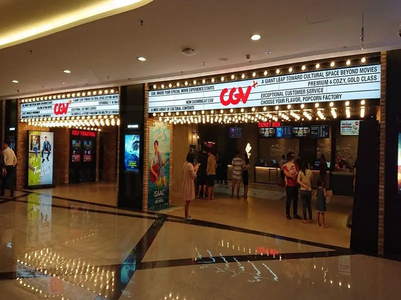 Cụm rạp chiếu phim CGV - Đạt chuẩn Quốc tế