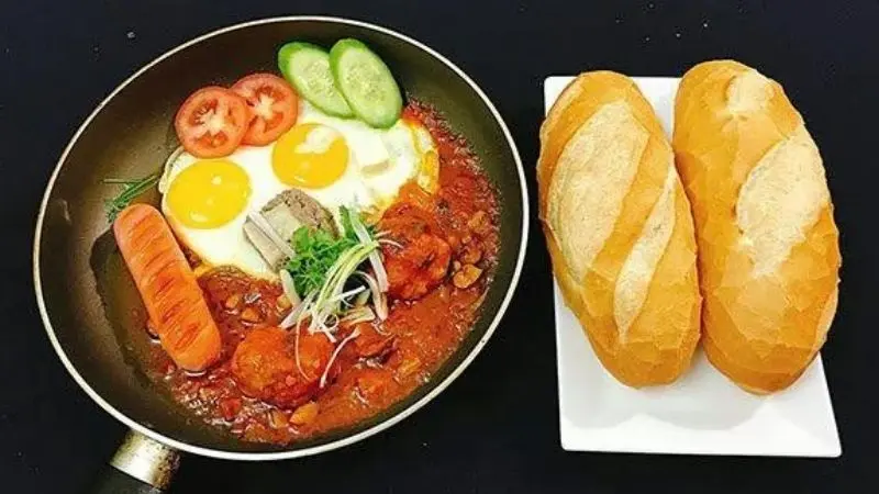 Bánh mì chảo Dì Nữ - Món ăn sáng sài gòn Quận 1 xiêu lòng thực khách