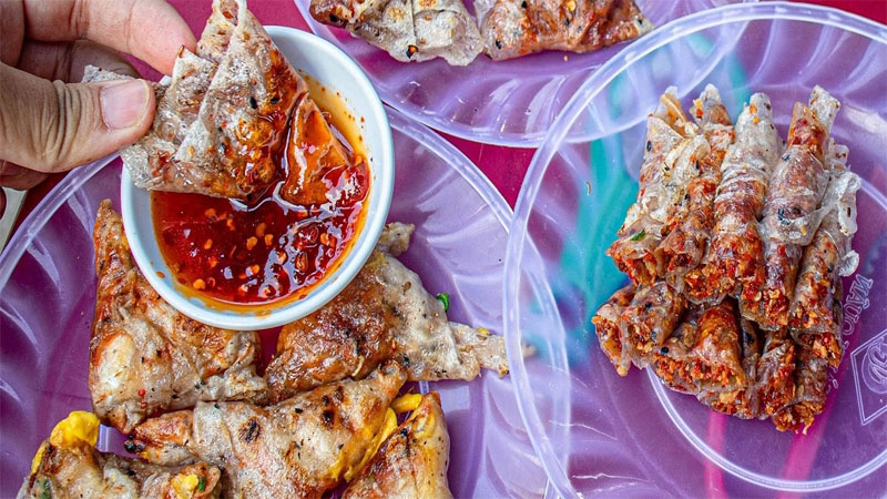 Bánh tráng kẹp Đà Nẵn