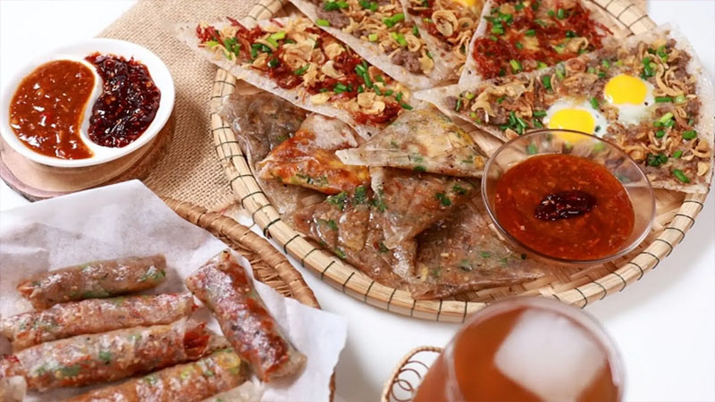 Bánh tráng kẹp Đà Nẵn