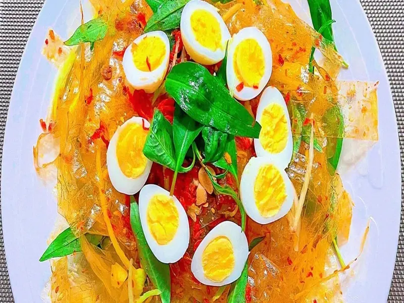 Bánh tráng trộn sạch cô Thảo