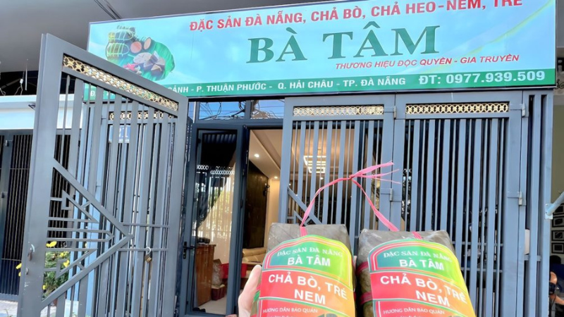 Chả bò Bà Tâm