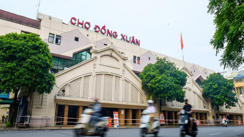 Sôi động Chợ Đồng Xuân Hà Nội