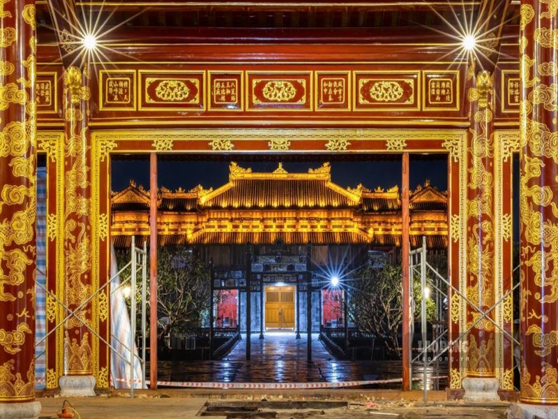 “Kiệt tác” tại không gian bên trong của Điện Thái Hoà