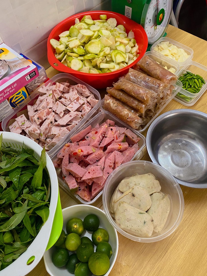  Chuẩn bị đầy đủ các loại nguyên liệu cần thiết