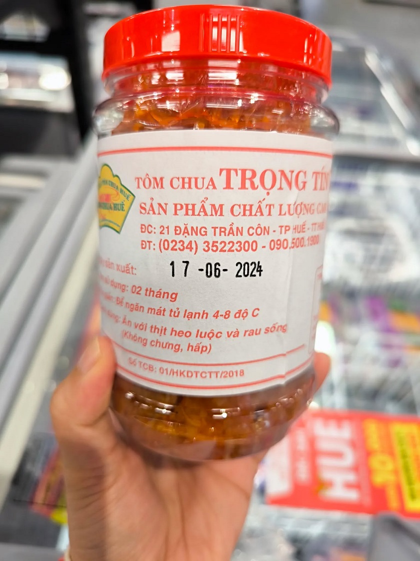 Tôm chua Trọng Tín