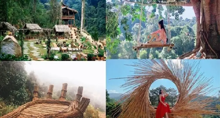 Check in siêu hot tại Khu Du Lịch Sinh Thái Hoa Sơn Điền Trang Đà Lạt