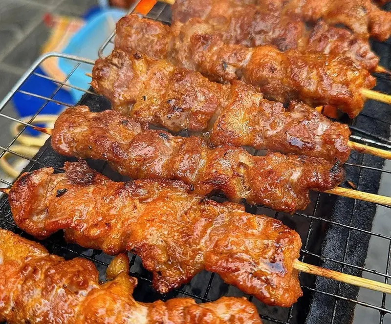 Thịt Xiên Nướng Hà Nội - Món Ăn chinh phục vị giác của mọi thực khách