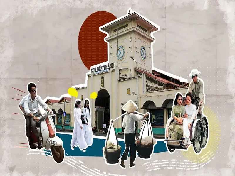 Chợ Bến Thành - Một cánh cửa thời gian của Sài Gòn