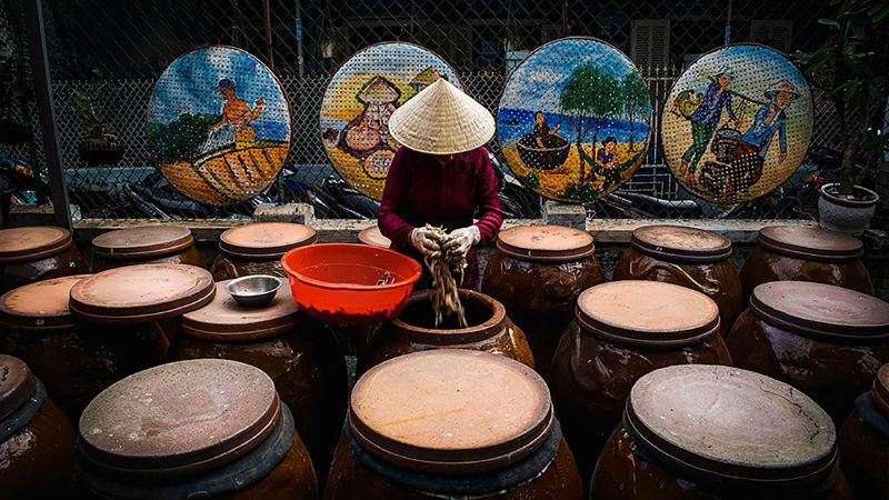 làng nghề nước mắm Nam Ô Đà Nẵng