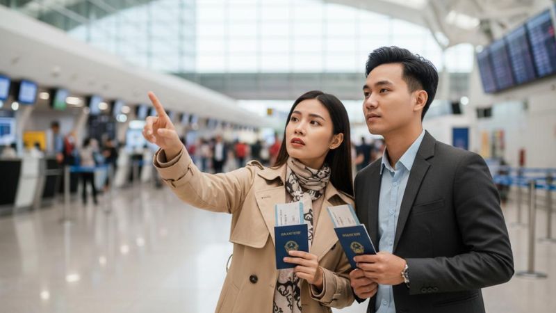 kinh nghiệm lần đầu đi máy bay