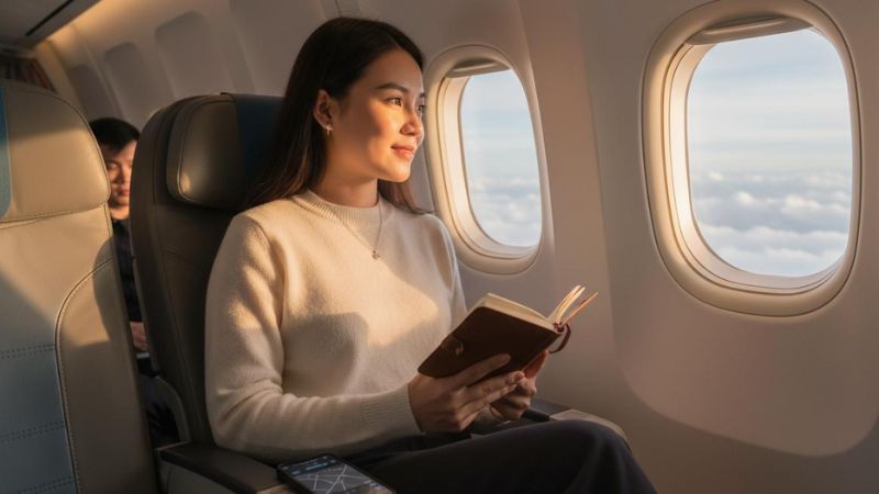 kinh nghiệm lần đầu đi máy bay