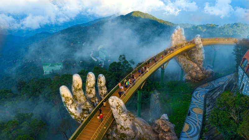 Cầu Vàng nằm ở đâu trong bản đồ những cây cầu Đà Nẵng?