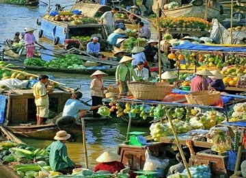 SÀI GÒN - TIỀN GIANG - CHỢ NỔI TÂN PHONG